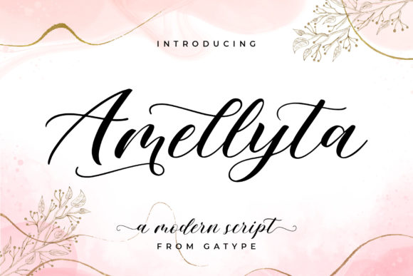 Discover the Elegant Flow of Amellyta Script