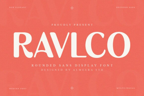 Ravlco: The Friendly and Modern Display Font for Creative Projects